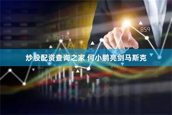 炒股配资查询之家 何小鹏亮剑马斯克