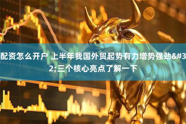 配资怎么开户 上半年我国外贸起势有力增势强劲 三个核心亮点了解一下
